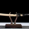 Escama Sem Fio - Wakizashi Forjada a Mao em Aco carbono 1065