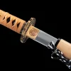 Travessia da Compaixão - Wakizashi Forjada a Mao em Aco carbono 1065